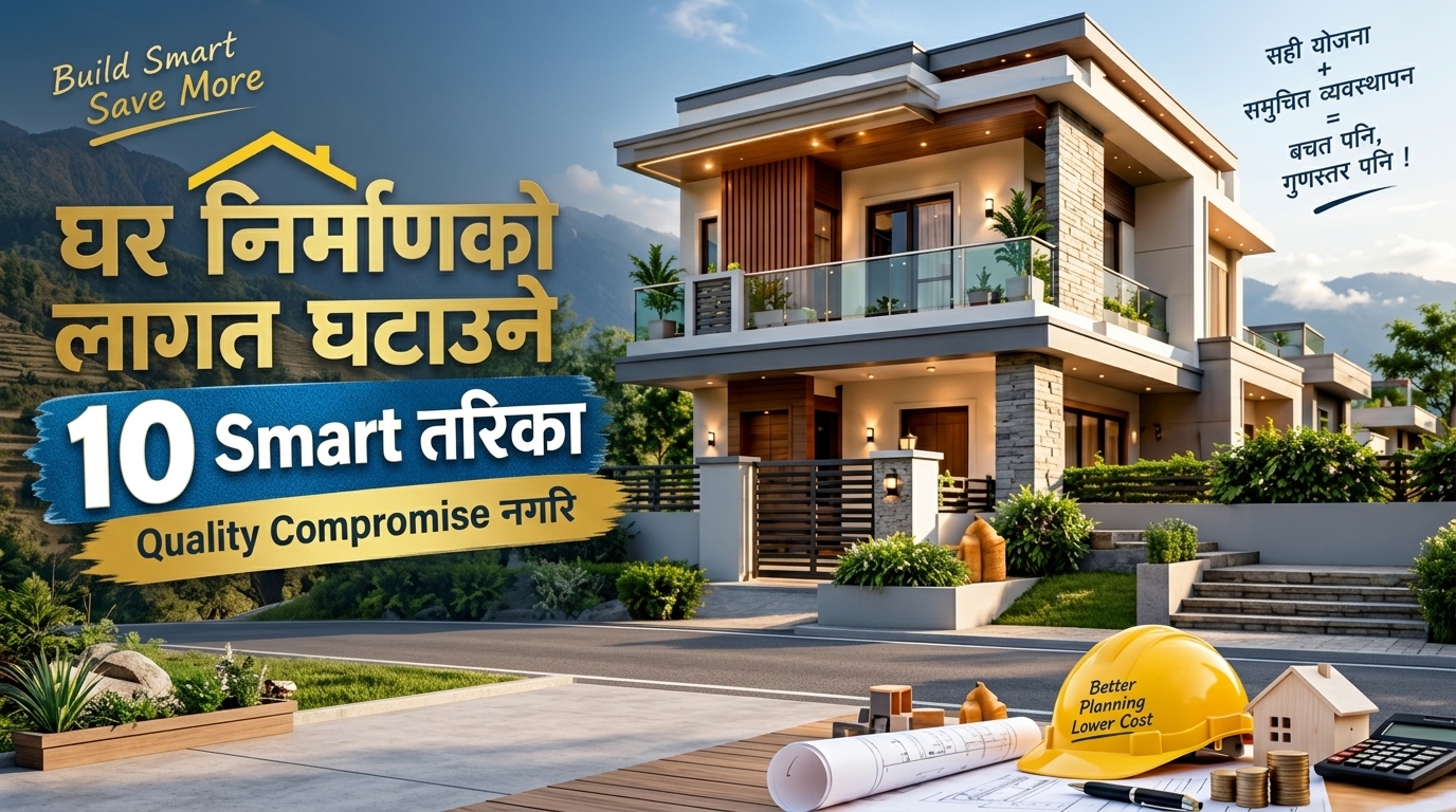 घर निर्माणको लागत घटाउने 10 Smart तरिका — Quality Compromise नगरि - Times Engineering Consultancy
